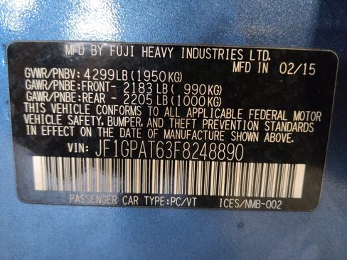 Used 2015 Subaru Impreza 2.0i Sport Premium AWD/4WD image 33