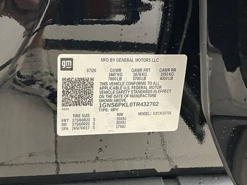 New 2026 Chevrolet Tahoe Z71 w/ Z71 Off-Road Package AWD/4WD image 25