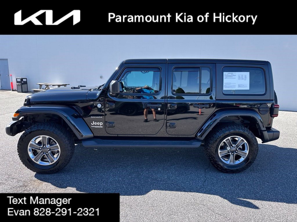 Used 2021 Jeep Wrangler Unlimited Sahara w/ Safety Group AWD/4WD image 4