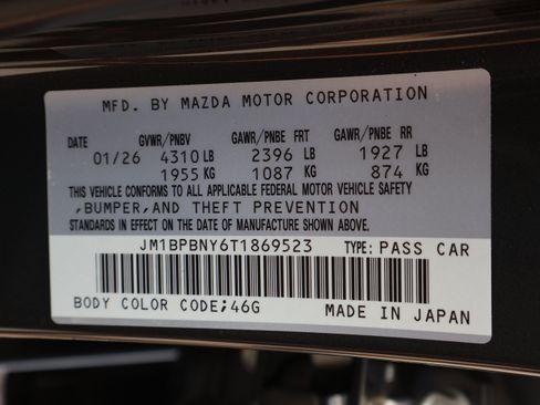 Used 2026 MAZDA MAZDA3 Hatchback w/Premium Plus Pkg AWD/4WD image 49