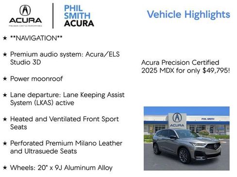 Used 2025 Acura MDX A-Spec AWD/4WD image 5