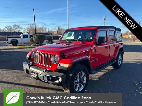 Used 2021 Jeep Wrangler Unlimited Sahara image 1
