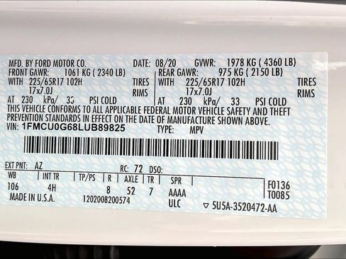 Used 2020 Ford Escape SE image 32