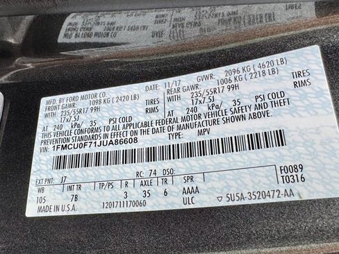 Used 2018 Ford Escape S image 22