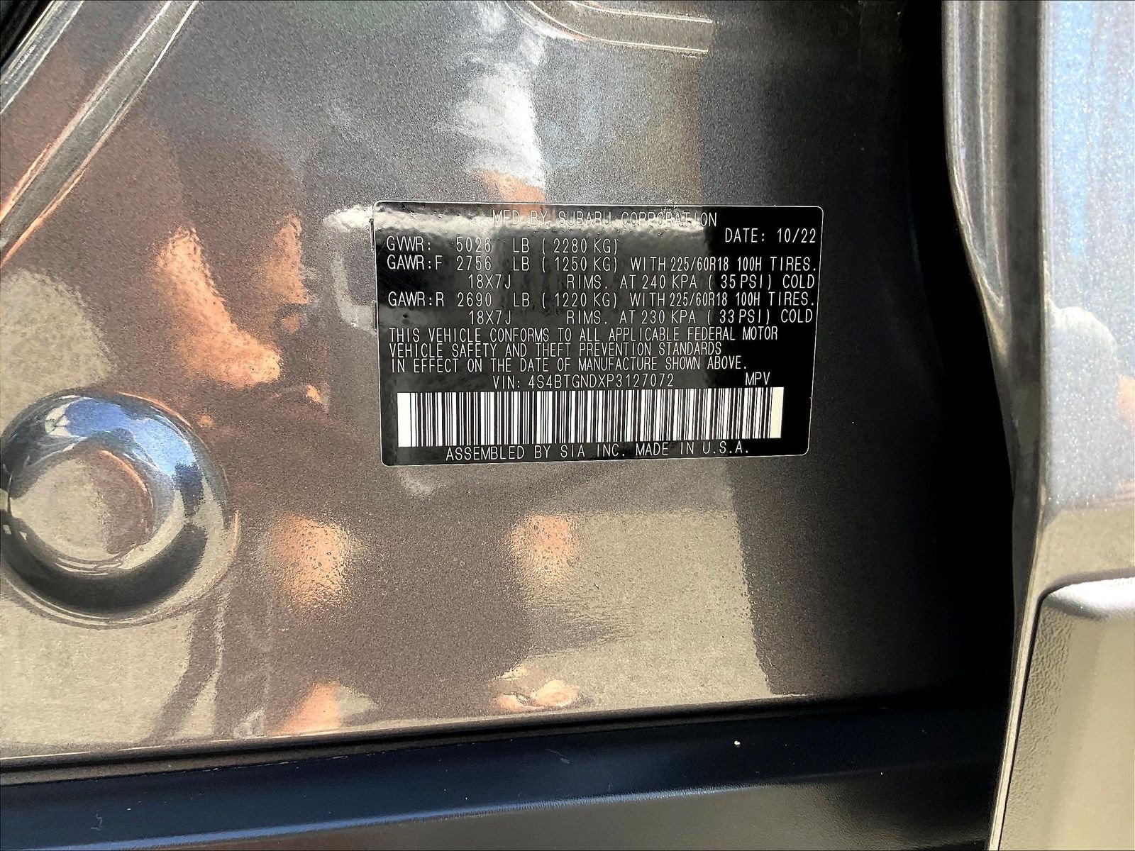 Used 2023 Subaru Outback Limited XT AWD/4WD image 33