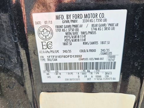 Used 2013 Ford F150 XLT w/ XTR Pkg AWD/4WD image 9