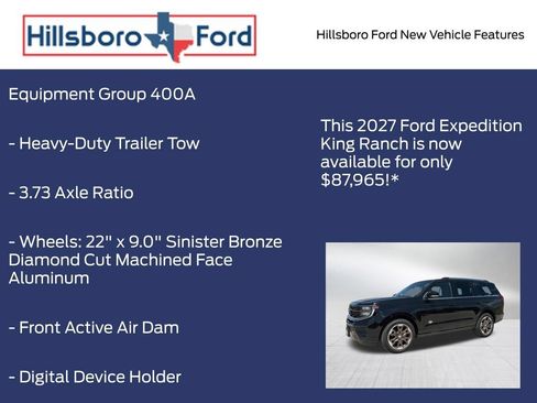 New 2027 Ford Expedition King Ranch AWD/4WD image 5