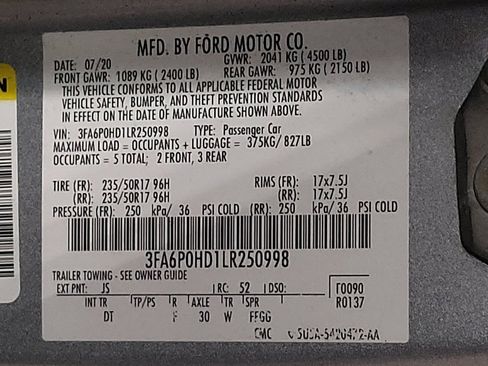 Used 2020 Ford Fusion SE image 33