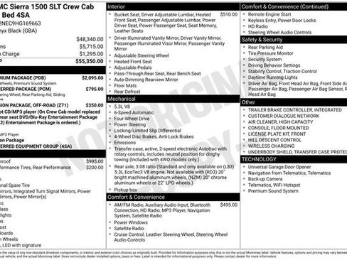 Used 2017 GMC Sierra 1500 SLT w/ SLT Premium Package image 6