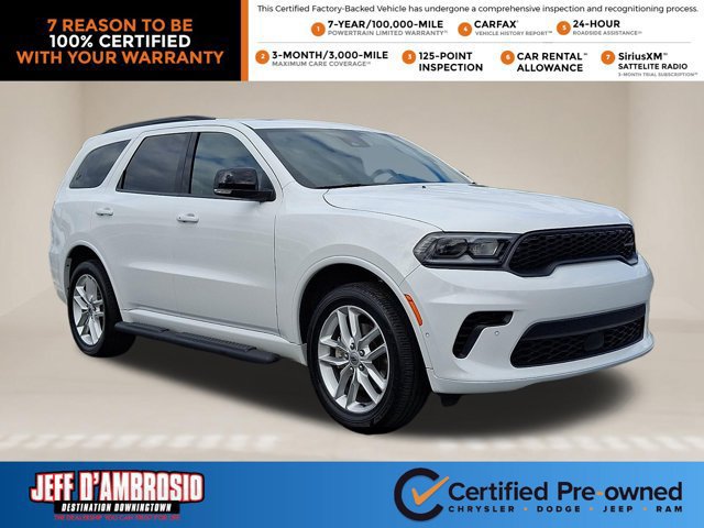 Certified 2025 Dodge Durango GT AWD/4WD image 1