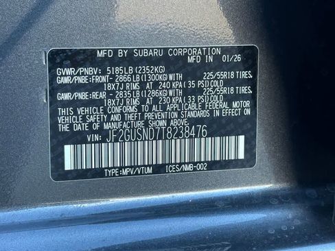 New 2026 Subaru Crosstrek 2.5i Limited image 21