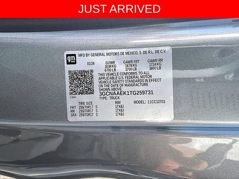 New 2026 Chevrolet Silverado 1500 W/T w/ WT Safety Package RWD image 11