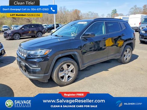 Used 2022 Jeep Compass Latitude w/ Sun and Sound Group AWD/4WD image 1