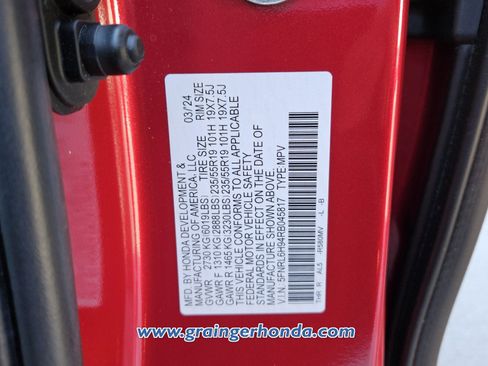 Certified 2024 Honda Odyssey Elite image 14