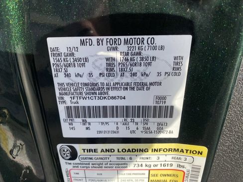 Used 2013 Ford F150 XLT w/ XLT Chrome Pkg image 15