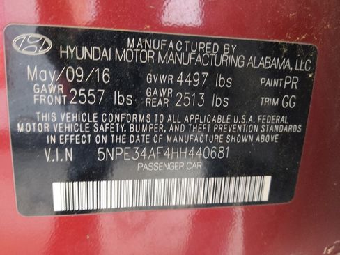 Used 2017 Hyundai Sonata Sport w/ Value Edition Package 02 FWD image 33