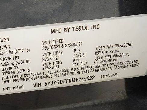 Used 2021 Tesla Model Y Performance AWD/4WD image 16