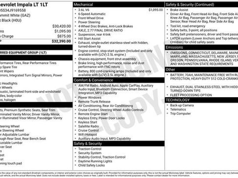 Used 2018 Chevrolet Impala LT image 6