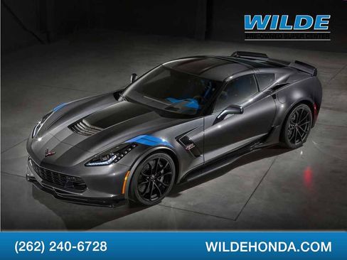 Used 2017 Chevrolet Corvette Grand Sport w/ Carbon Flash Badge Package RWD image 1