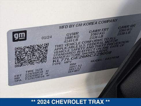 Used 2024 Chevrolet Trax RS w/ Driver Confidence Package image 25