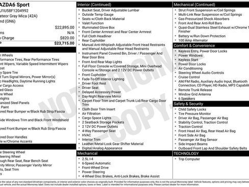 Used 2015 MAZDA MAZDA6 Sport image 5