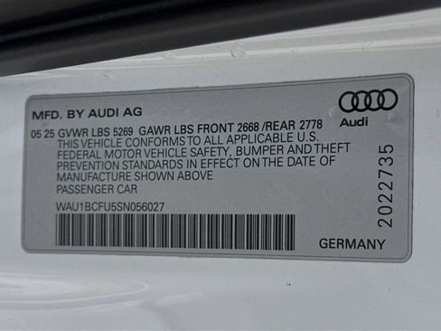 Certified 2025 Audi A5 2.0T Premium w/ Convenience Package image 31