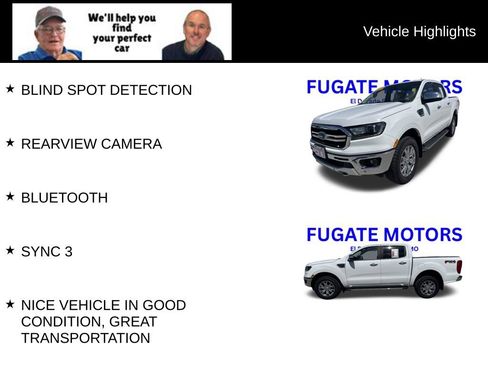 Used 2019 Ford Ranger Lariat w/ Equipment Group 501A Mid AWD/4WD image 9