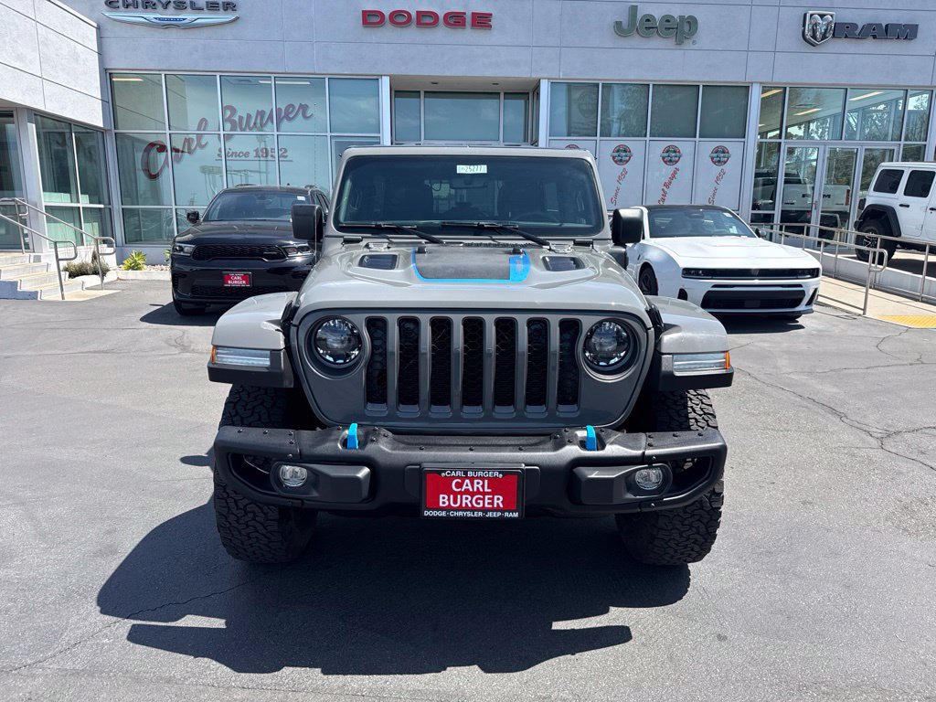 Used 2023 Jeep Wrangler Unlimited Rubicon 4xe w/ Steel Bumper Group AWD/4WD image 2
