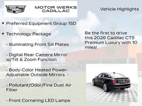 New 2026 Cadillac CT5 Premium Luxury w/ Technology Package image 13