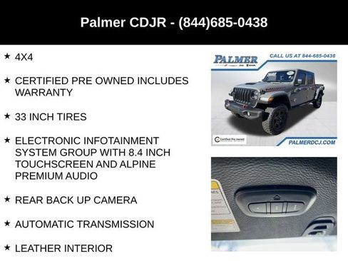 Certified 2022 Jeep Gladiator Mojave w/ LED Lighting Group image 6