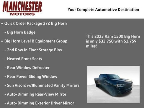 Used 2023 RAM 1500 Big Horn image 2