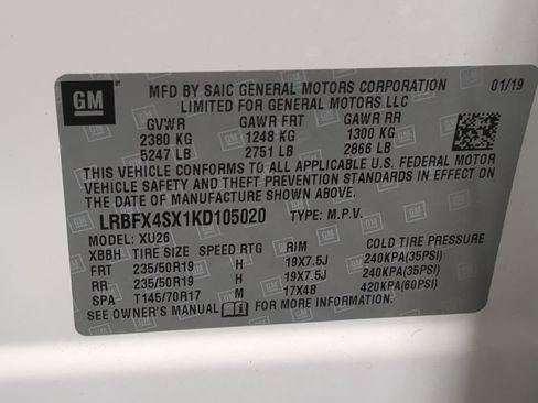 Used 2019 Buick Envision Premium w/ Driver Confidence Package AWD/4WD image 40