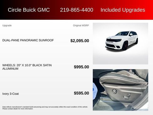 Used 2019 Jeep Grand Cherokee SRT AWD/4WD image 3