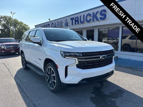 Used 2021 Chevrolet Tahoe RST w/ Rear Media and Nav Package AWD/4WD image 1