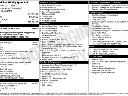 New 2026 Cadillac Vistiq Sport w/ LPO, Floor Liner Package