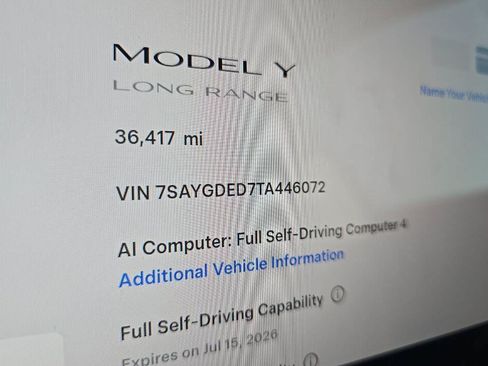 Used 2026 Tesla Model Y Long Range RWD image 8
