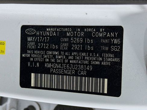 Used 2018 Genesis G80 3.8 w/ Option Group 03 image 34