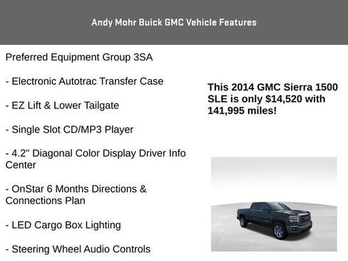 Used 2014 GMC Sierra 1500 SLE w/ SLE Value Package image 12