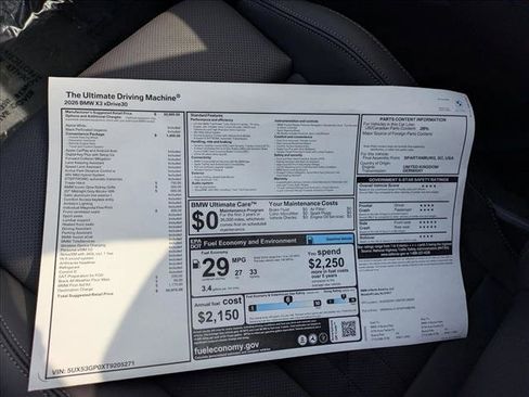 New 2026 BMW X3 xDrive30 w/ Convenience Package image 18