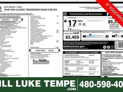Used 2019 RAM 1500 Tradesman w/ Popular Equipment Group