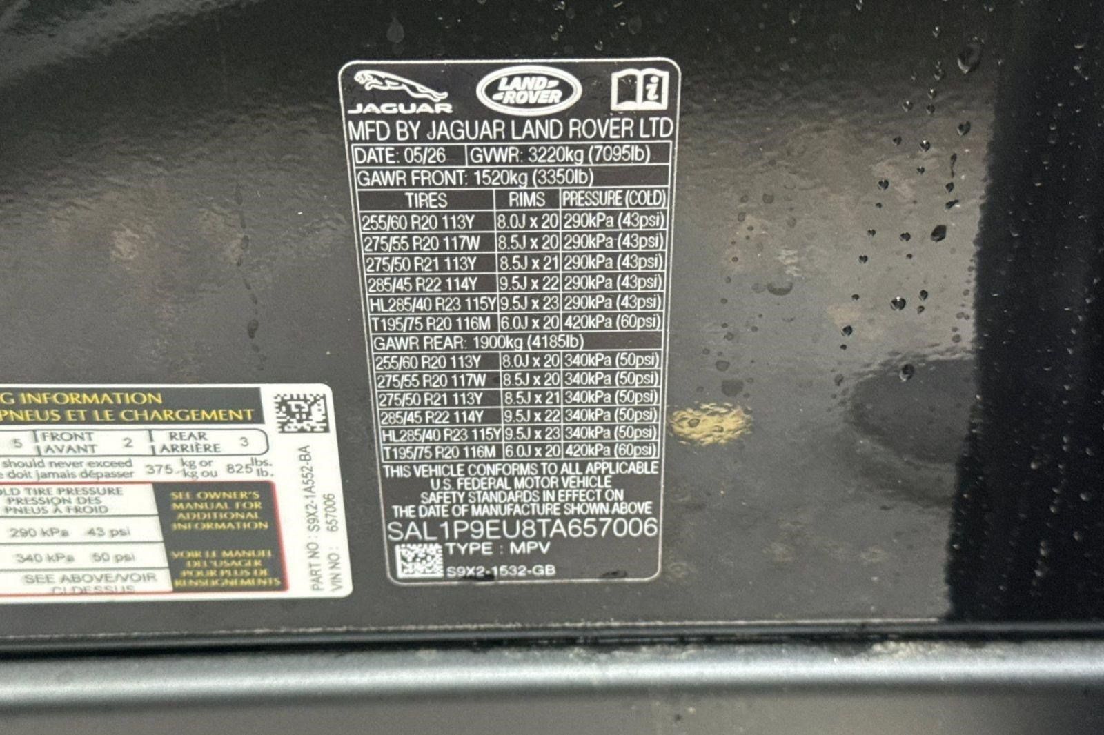 New 2026 Land Rover Range Rover Sport SE AWD/4WD image 25