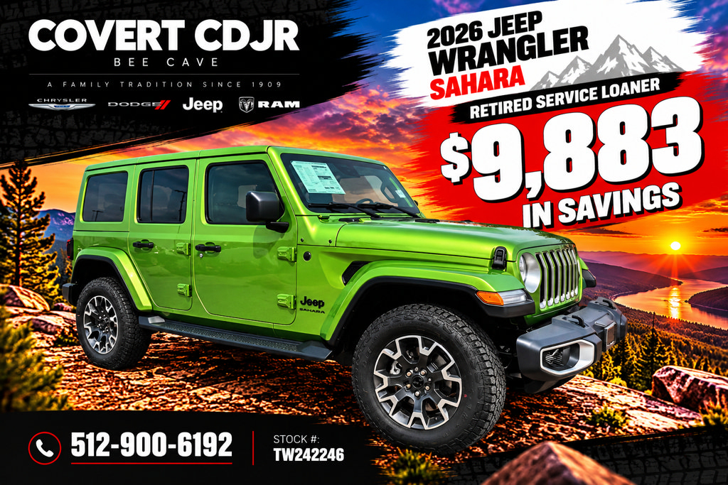 New 2026 Jeep Wrangler Unlimited Sahara AWD/4WD 360° Tour