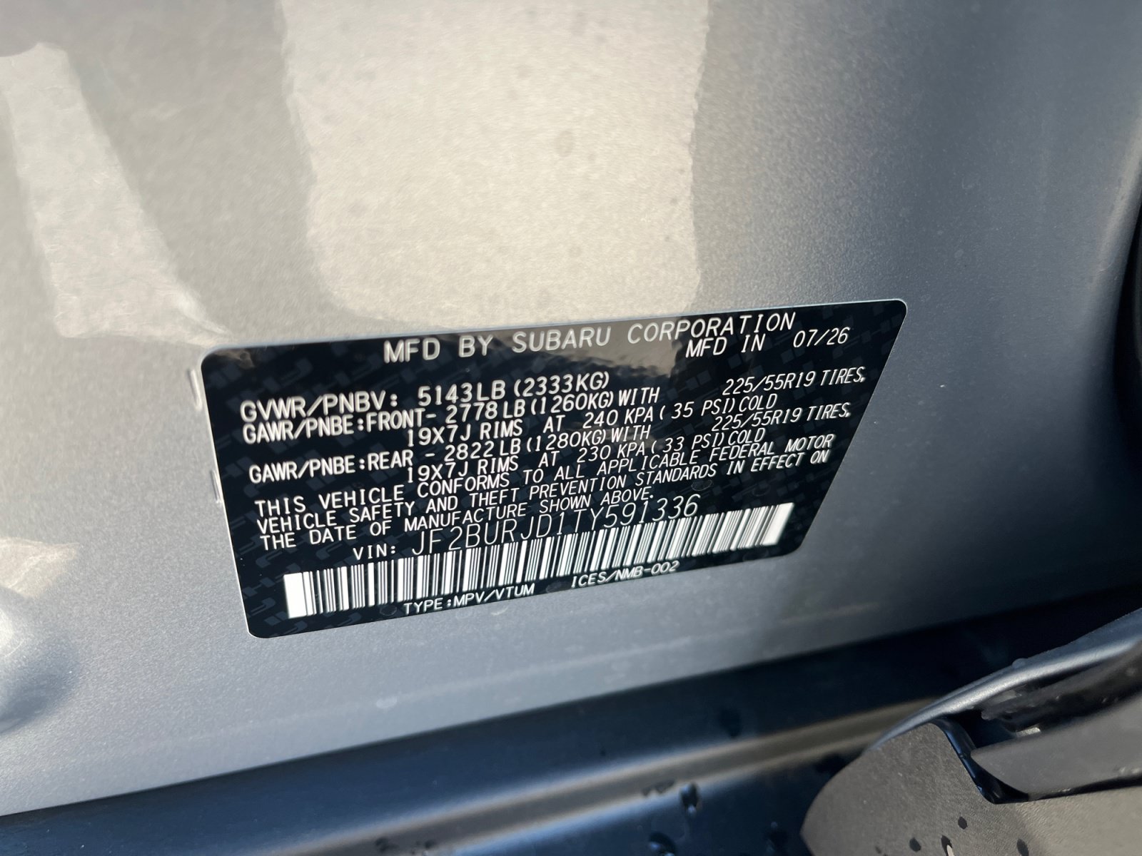 New 2026 Subaru Outback Touring XT AWD/4WD image 25