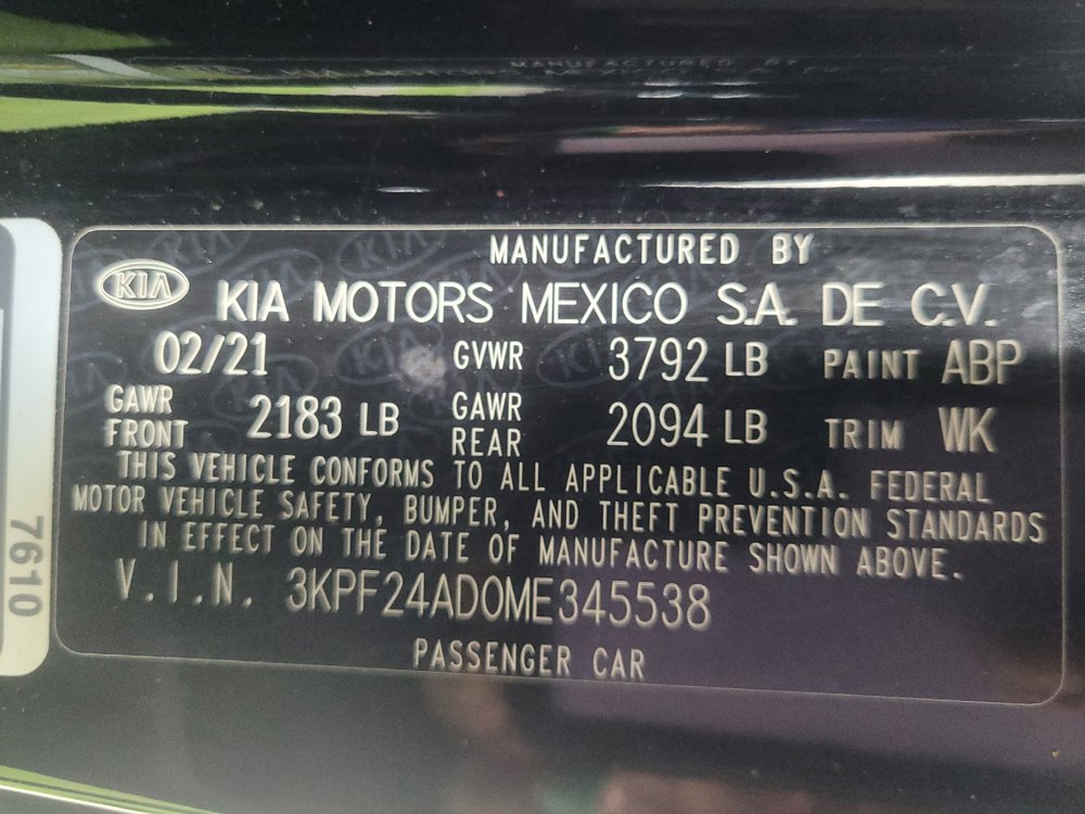 Used 2021 Kia Forte LXS FWD image 33