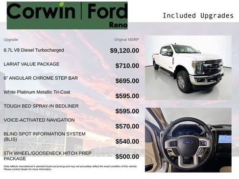 Used 2019 Ford F350 Lariat w/ Lariat Value Package image 3