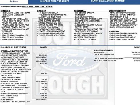 New 2026 Ford F350 Lariat w/ Black Appearance Package AWD/4WD image 2