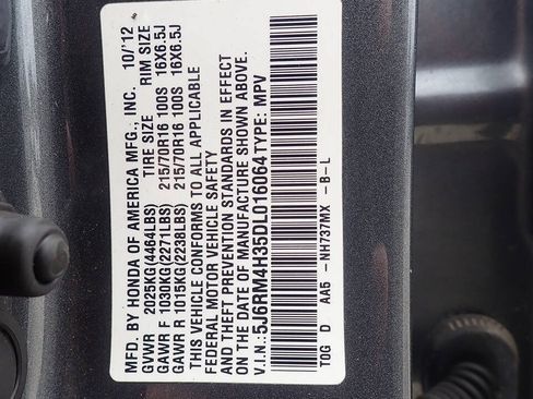 Used 2013 Honda CR-V LX image 15