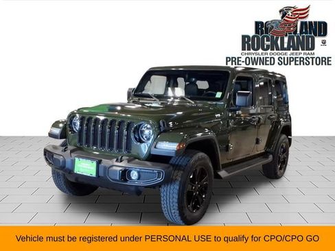 Certified 2021 Jeep Wrangler Unlimited Sahara AWD/4WD image 1