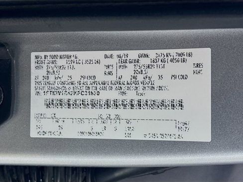 Used 2019 Ford F150 Platinum w/ Equipment Group 701A Luxury AWD/4WD image 29