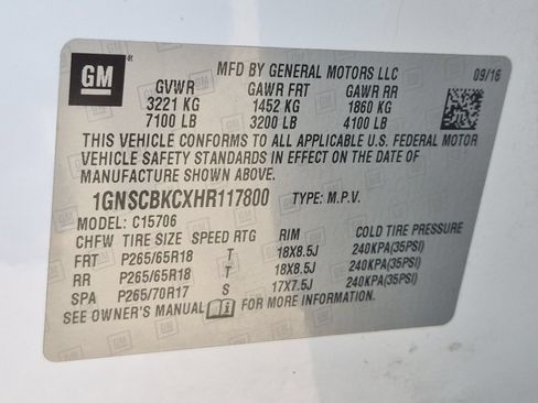 Used 2017 Chevrolet Tahoe LT RWD image 26